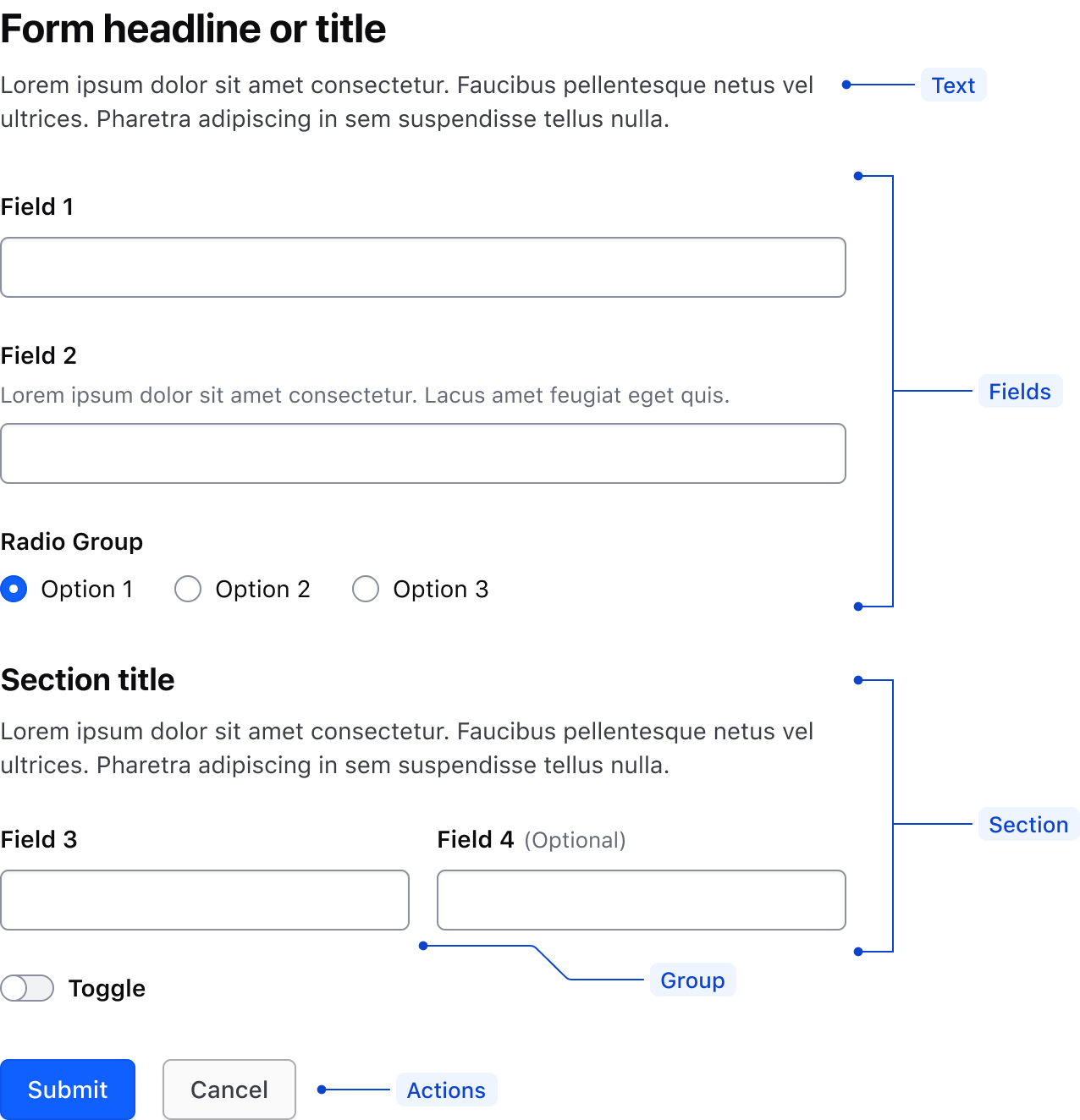 Form pattern anatomy